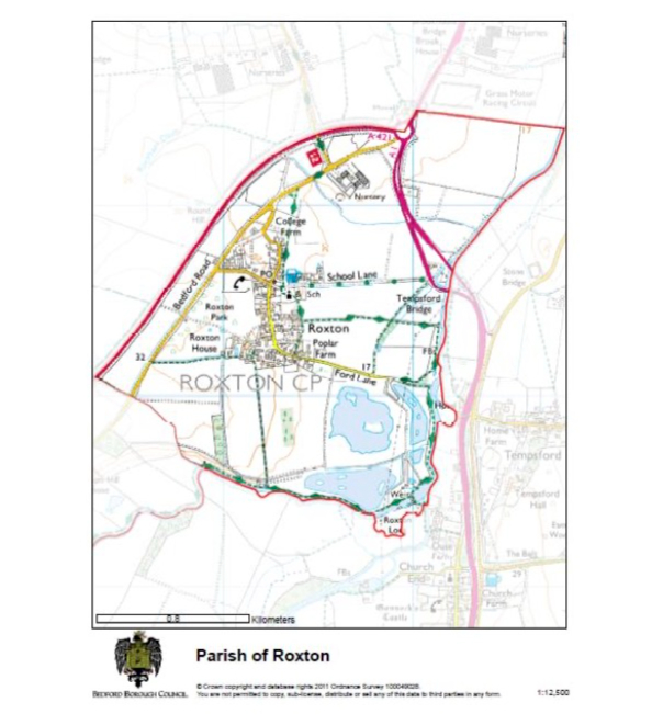 Roxton BBC Map